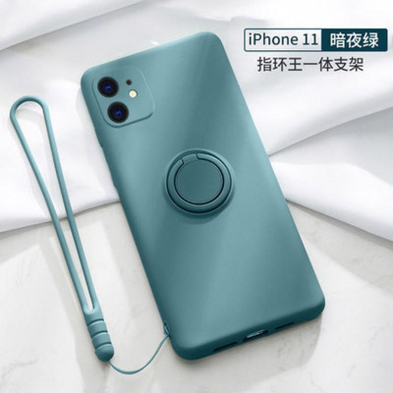 Liquid Silicone Phone Case With Ring Stand IPhone 15 Ultra 14 Pro Max 13 12 11 X Series Full Cover Shockproof Magnetic