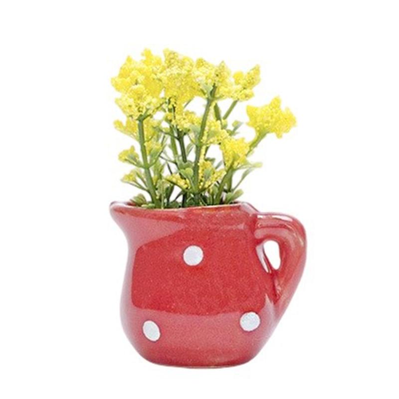 Keramisk Kylskåpsmagnetisk Liten Vas   Blomvas Klistermärke Underhåll Kreativt  Projekt