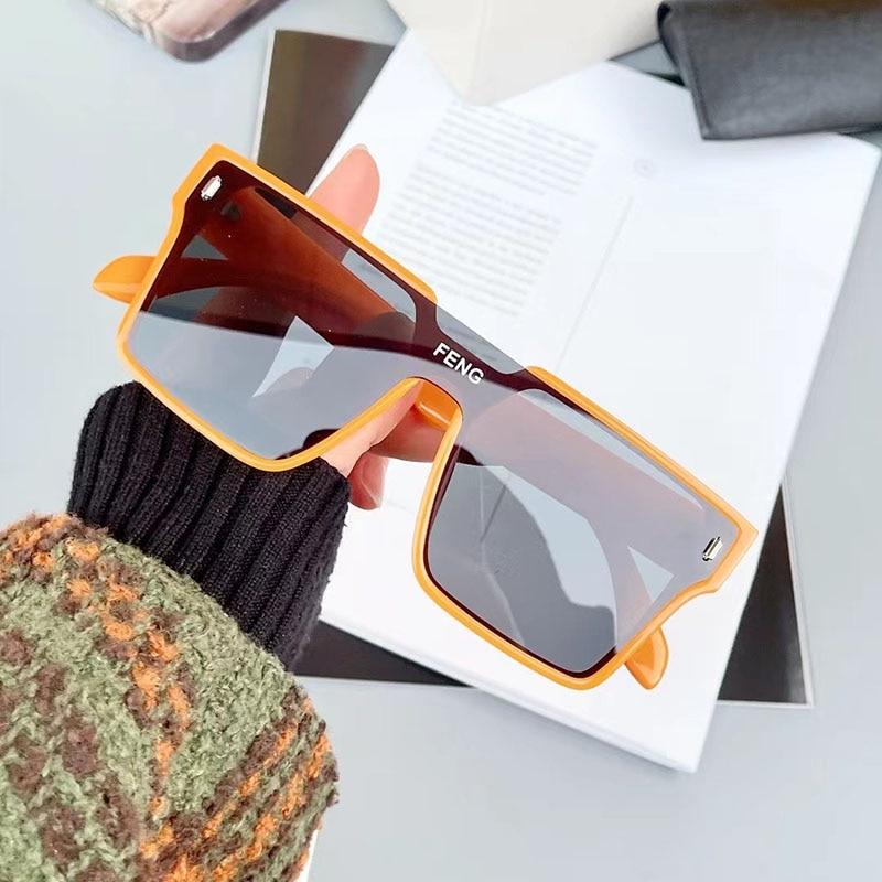 

SHAUNA 2022, новейшие весенние и летние солнцезащитные очки, большие квадратные солнцезащитные очки с цельными линзами UV400