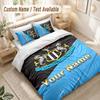 Custom Name Bedding Set 3 PiecesNewcastle United FC Print Duvet Cover + 2 Pillowcases Soft Bed Decor