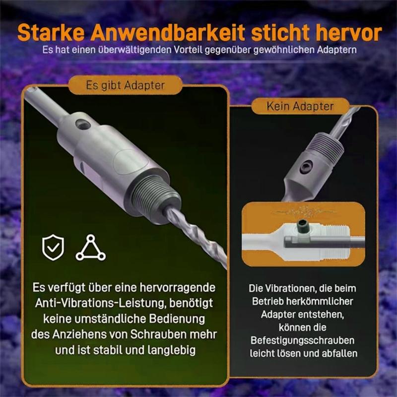 Anti Jamming Heavy Duty Drill Bit Converter Precise Positioning Lightweight Metal Tool For Professional DIYer Projects