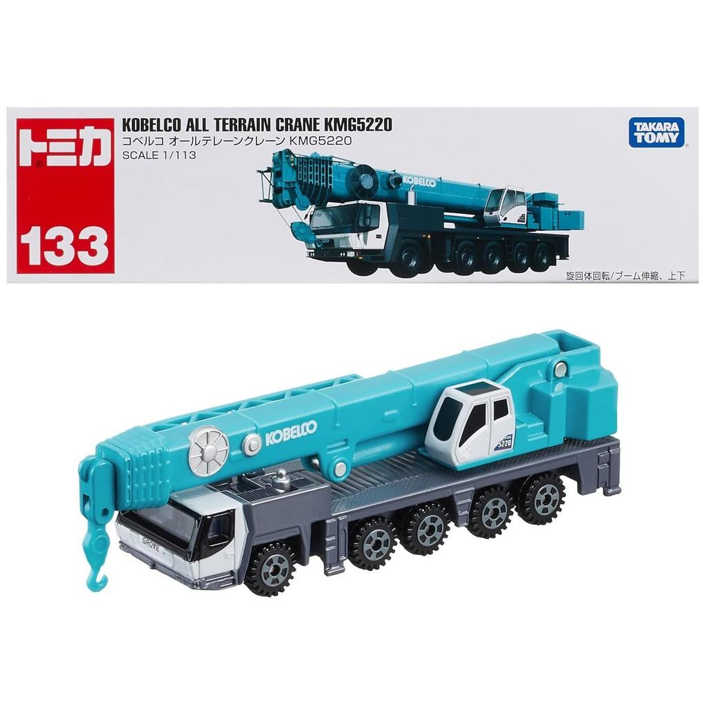 Takara Tomy Tomica Langtyp Nr. 133 Kobelco All-Terrain-Kran KMG5220 Mini-Auto-Spielzeug Ab 3 Jahren