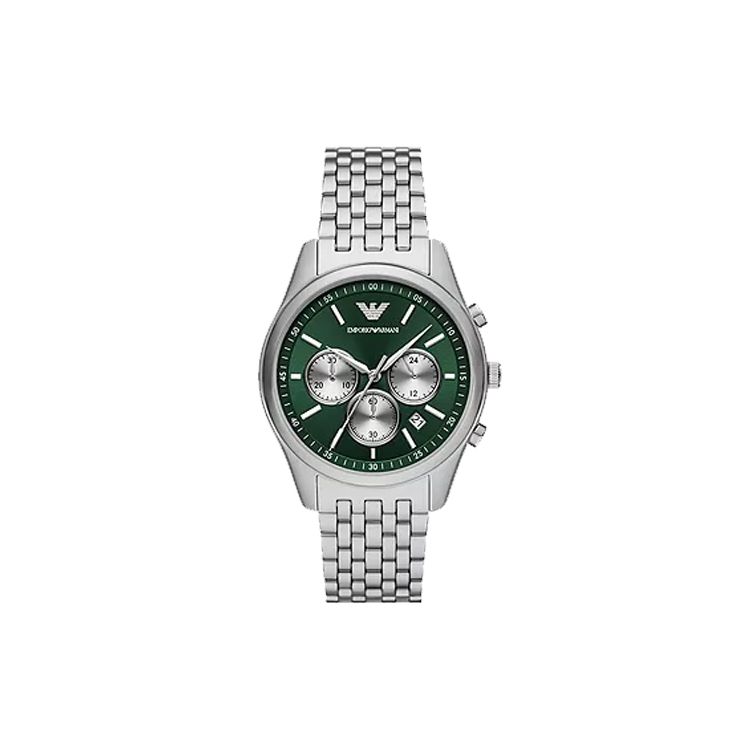 

Emporio Armani Watch Quartz Movement Stainless Steel Strap 41Mm Green Dial Men watches AR11581 Green Dial