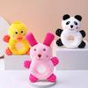 Peluche per animali domestici, cartone animato, coniglio, panda, anatra, giocattolo per la pulizia dei denti, giocattolo di peluche, giocattolo da masticare per cani, cucciolo