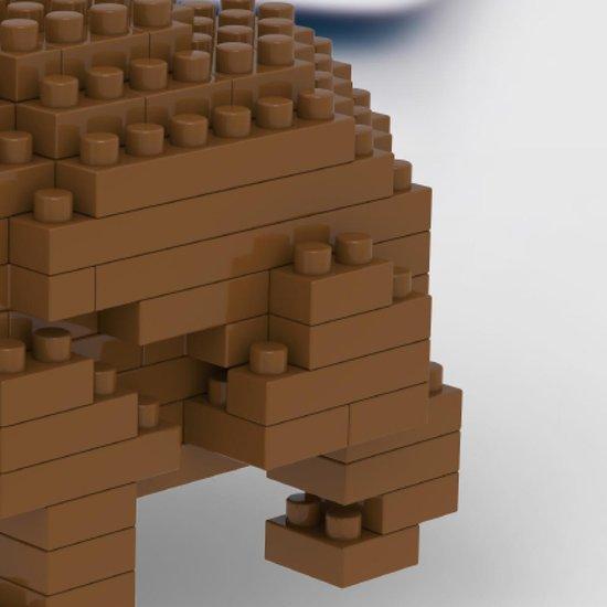 Nanoblock Brown Bear D (696-A11dr)