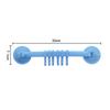 1PC Suction Cup Style 6 Hooks Adjustable Plastic Towel Rack Hanging Holders Lock Type Bathroom Kitchen Hook Suspension Organizer