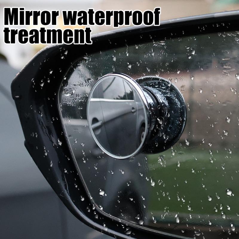 Car Blind Spot Mirror Auto Explosion-proof Edge Reverse Wide Angle 360° Adjustable Small Round Mirror Rearview Mirror Decoration