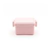 Miyoshi Seisakujyo Square Gelato Plain Lunch Box Strawberry 11 x x Single Features an clip and buckle Suitable for and other Microwave and dishwasher