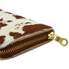 AGILITY Affa Grotto Harako Long Wallet, Leather, Round Zipper, Long Wallet, Made in Japan, CowhideLeopard
