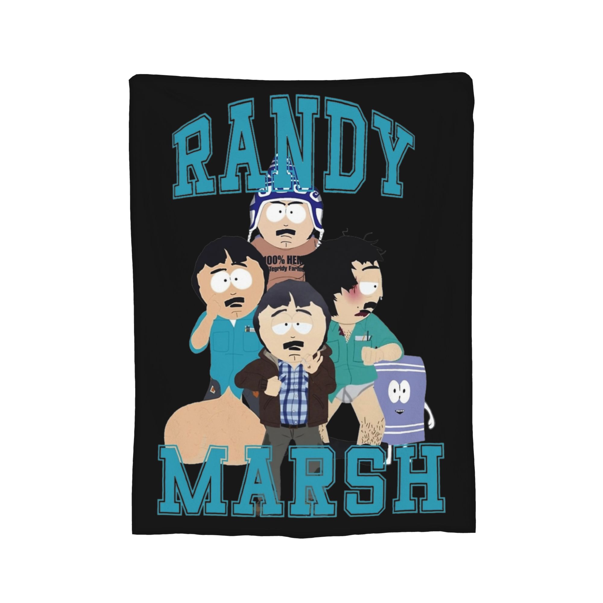 

Randy Marsh Southparks Blanket Fleece Winter Multifunction Warm Throw Blankets for Sofa Outdoor Rug Piece 30x40in