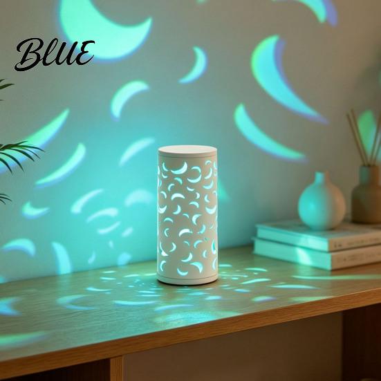 Romantic Accent Light USB Butterfly Projector Lamp RGB 16 Colors Decorative Lamp with Remote LED Desk Control Hollow-out Night for Bedroom