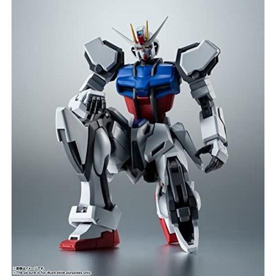 TAMASHII NATIONS ROBOT Spirits Mobile Suit Gundam SEED GAT-X105 Strike Ver. A.N.I.M.E. (Reissue) Approximately 125mm PVC ABS Painted Movable Figure