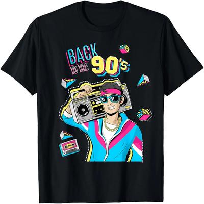 Retro Back To 90's Novelty Graphic T-Shirts & Cool Designs T-Shirt