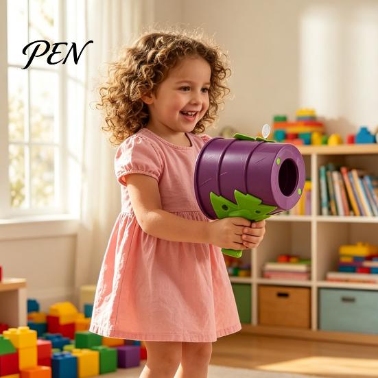 Handheld Air Cannon Toy Toy, No Battery Required Shooter Prank Launcher Science Experiment for Indoor Outdoor