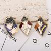 Anime JJK Satoru Gojo Characters Enamel Pins Brooches Student Badge Clothing Cosplay Men Women Backpack Jewelry Gift Accessories