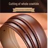 Men's Genuine Leather Belt with Alloy Buckle
