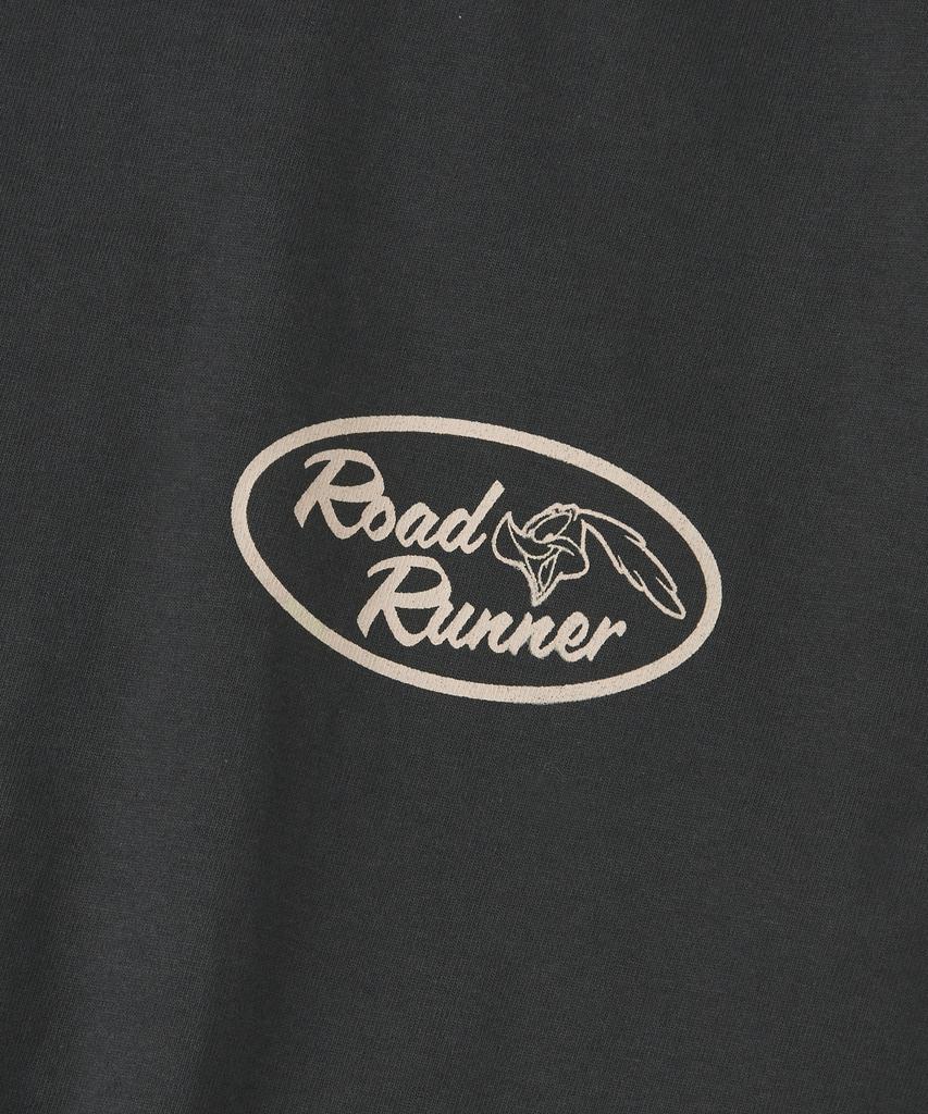 OUTSTANDING [Looney Tunes] Half Sleeve Tee(Bird Speed)_Charcoal