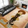 Crystal Velvet Rug Custom Name Text, Soft Non Slip Floor Mat Home DecorFran Bow