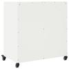 Sideboard White 68 x 39 x 72 cm Steel