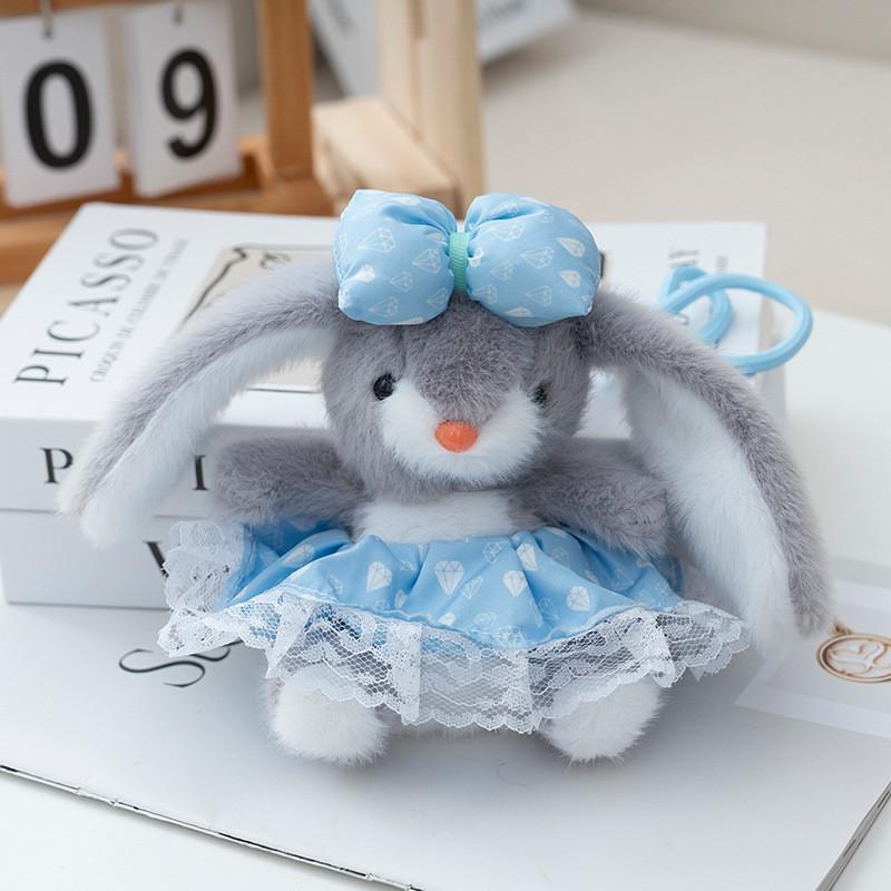 Cartoon Princess Fluffy Skirt Rabbit Doll With Pp Cotton Filling For Gifts