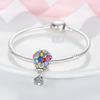 Kupfer Bunt Heißluftballon Anhänger Charms Perlen Schmuck Passend für Original Armband für Frauen DIY Geschenk