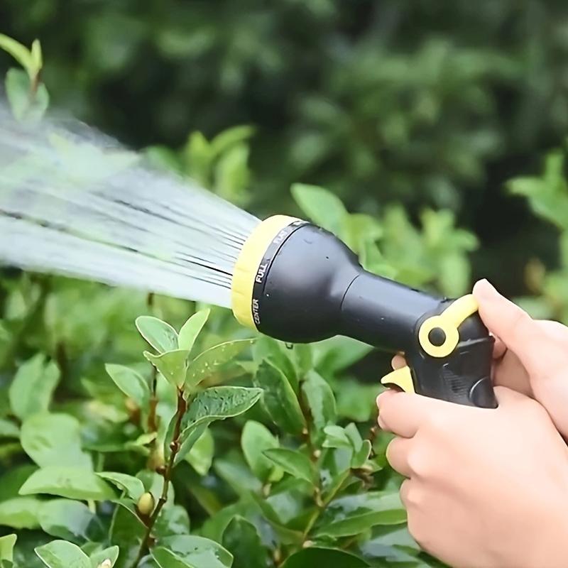 High Pressure Garden Spray Gun, Multi-Mode Hose Nozzle With Ergonomic Handle, Suitable For Cleaning And Pet Bathing