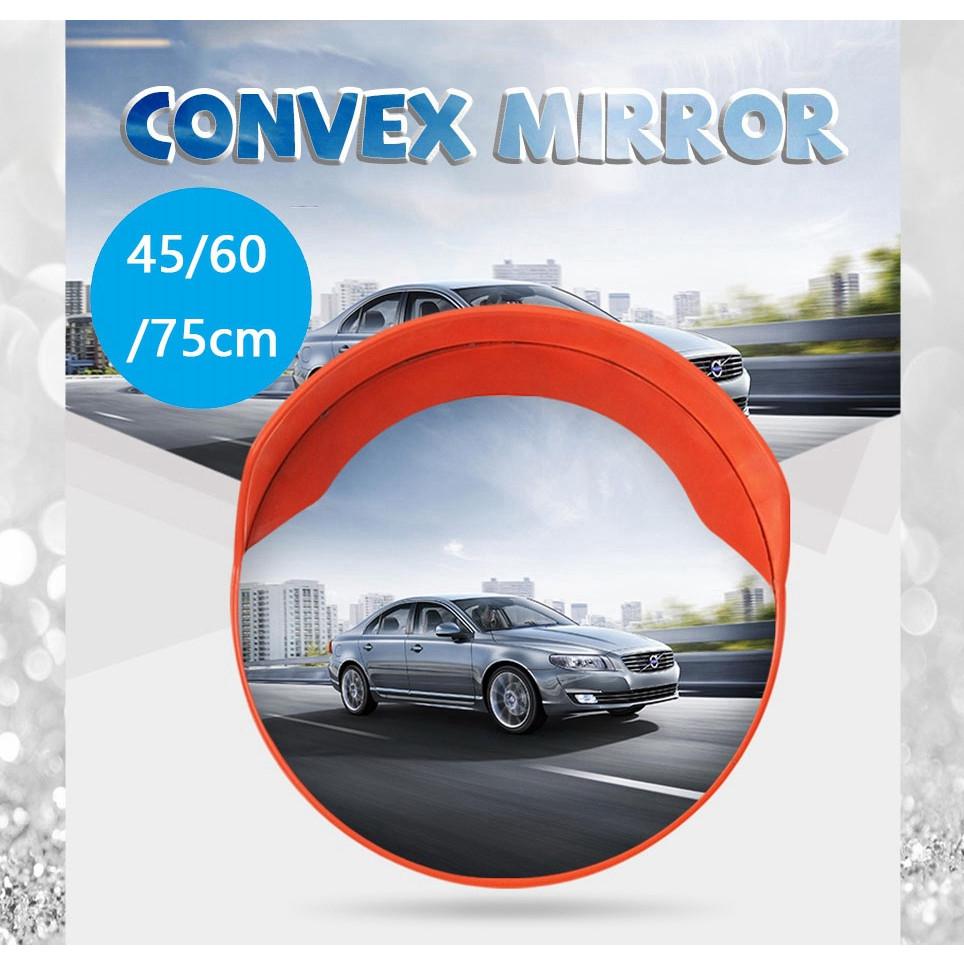 45/ 60/ 75CM Road Safety Wide Angle Corner Mirror Outdoor Polycabonate Traffic Safety Convex Mirror