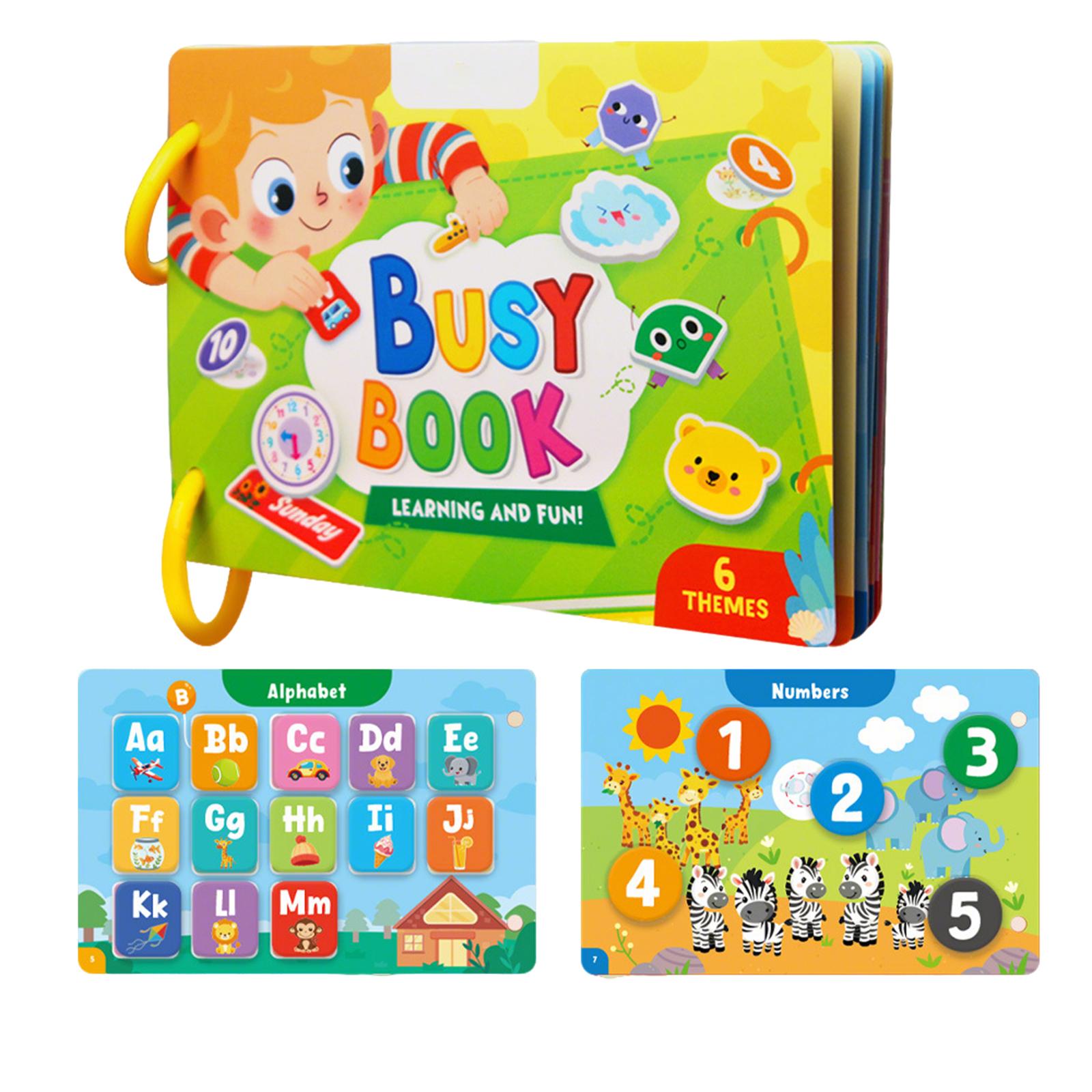 

Интерактивное Образование Обучающая Книга с Наклейками Детские Игрушки-Пазлы One Size