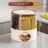 Rotary Rice Bucket Household Grains Storage Box Insect-Proof Moisture-Proof Sealed Rice Storage Tank