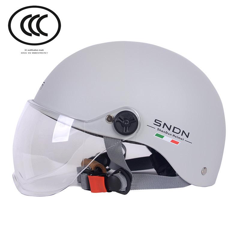 3C Certified Flash Shield Helmet for Electric Cars and Motorcycles - UV Protection, Women's Summer, Men's Four Seasons, Universal Fit