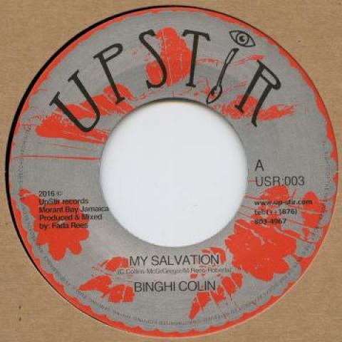 

7inch Record BINGHI COLIN - My Salvation / Dub USR003 Upstir 2016 UK Reggae, Ska & Dub Used