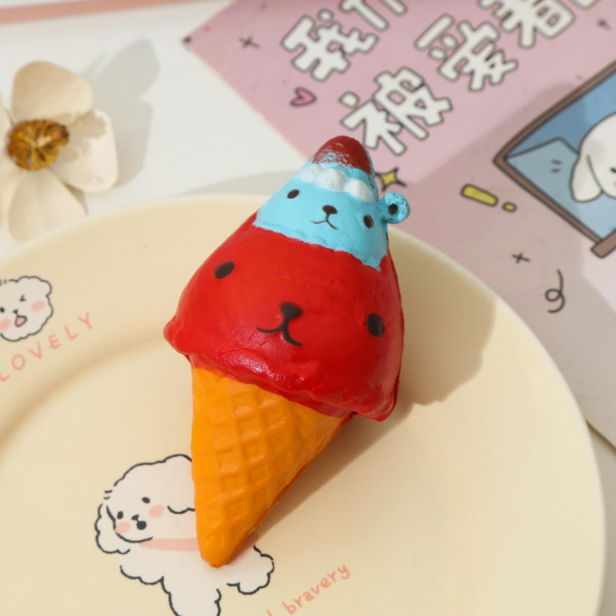 

Slow Rebound Pu Squishy Icecream Creative Squeeze Toys Simulation Stress Relief Vent Funny Xmas Gift Sensory Toy For Kids