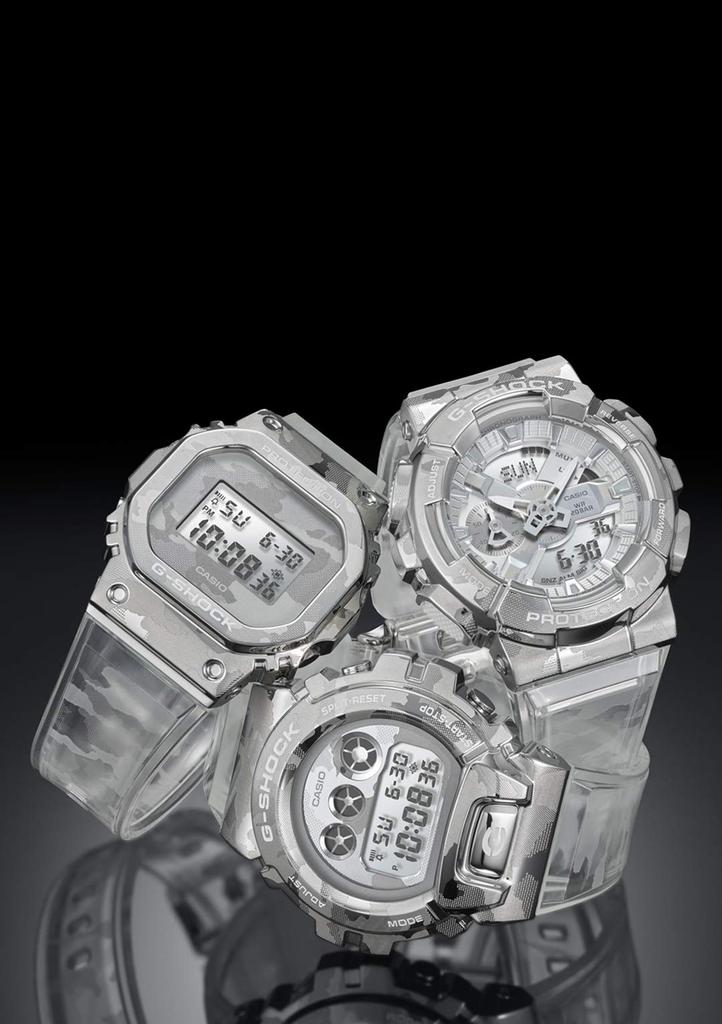 Casio Skeleton Camouflage Series Clear G-Shock GM-5600SCM-1JF Men's Watch,