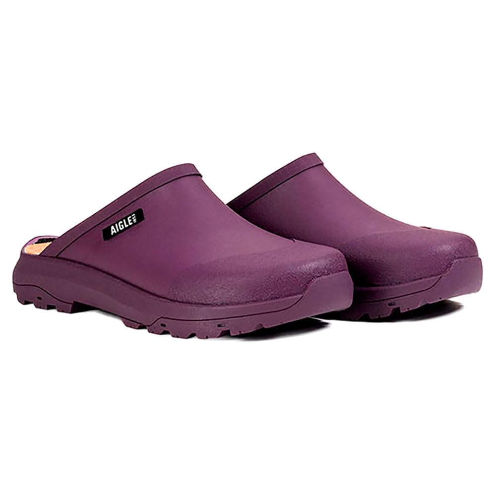 Aigle Korey Clog Rain Boots Wine Red [Official]