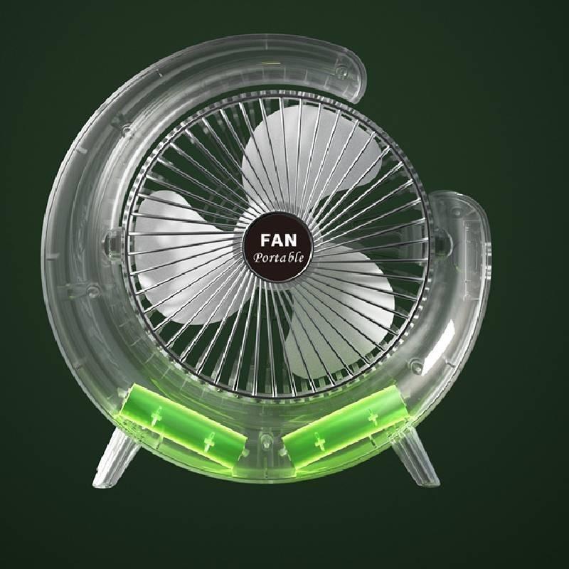 Stylish Colorful Led Desk Fan Portable Usb Rechargeable Mini Fan For Home And Office