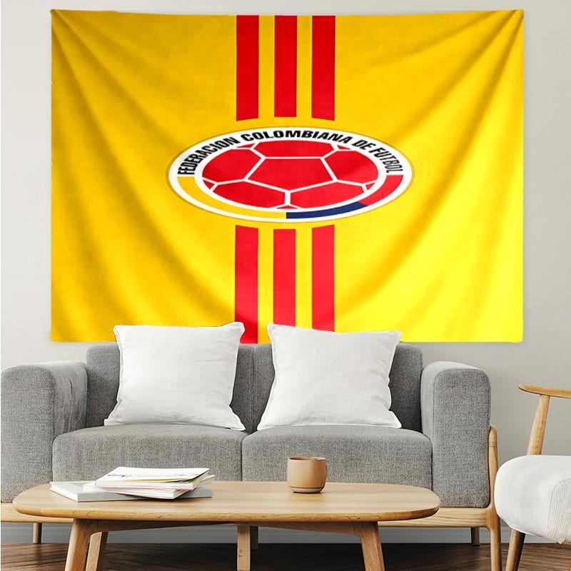 Colombian Soccer Federation Tapestry Hanging for Bedroom,Livingroom, Playroom,Decor Art Room Wall Tapestry Holiday and Birthday Gifts