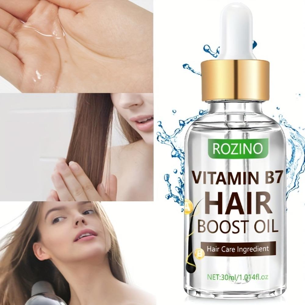 Olio Vitamico per la Cura dei Capelli Si Assorbe Rapidamente, Rendendo i Capelli Morbidi, Soffici e Lucenti. Idrata e Nutre, Rinforza i Capelli