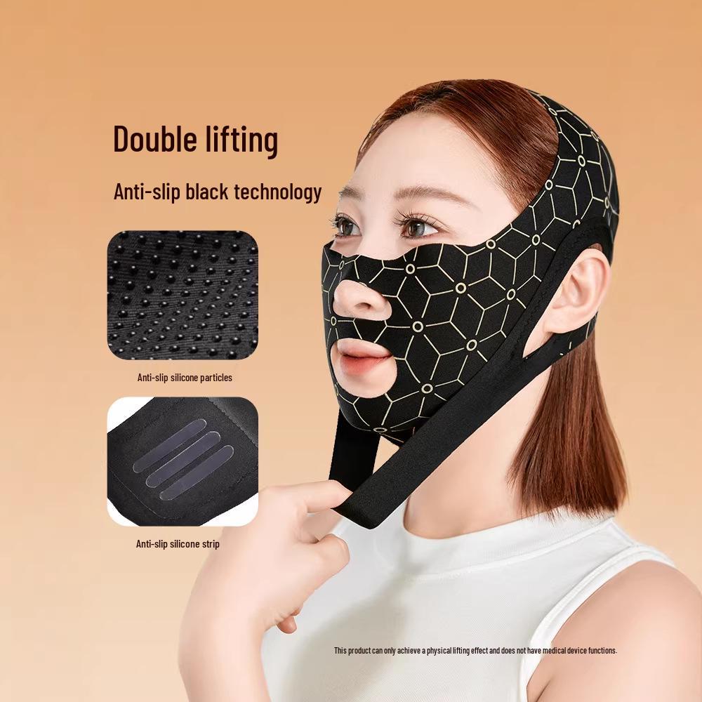 Black Face Slimming Band for V-Lift & Double Chin Reduction