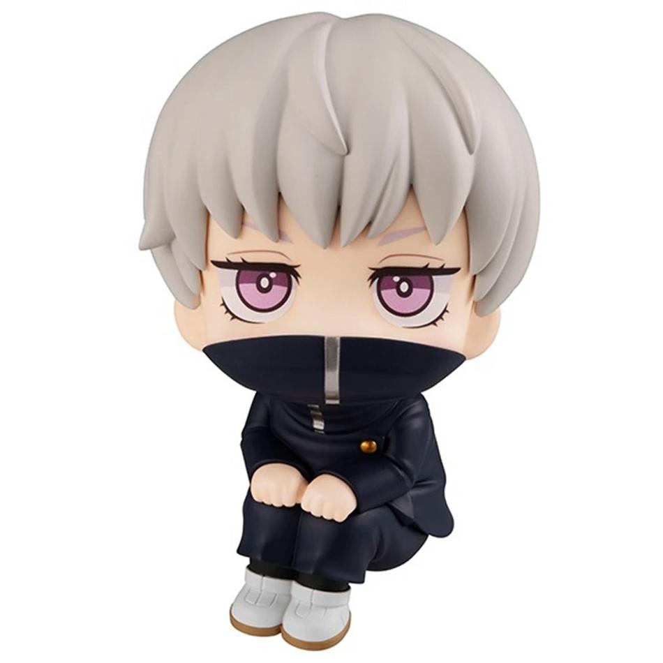 Anime Cute Fushiguro Toji Jujutsu Kaisen Figure Gojo Satoru Action Figure Q Version Doll Geto Suguru Statue 10Cm Pvc Model Toys