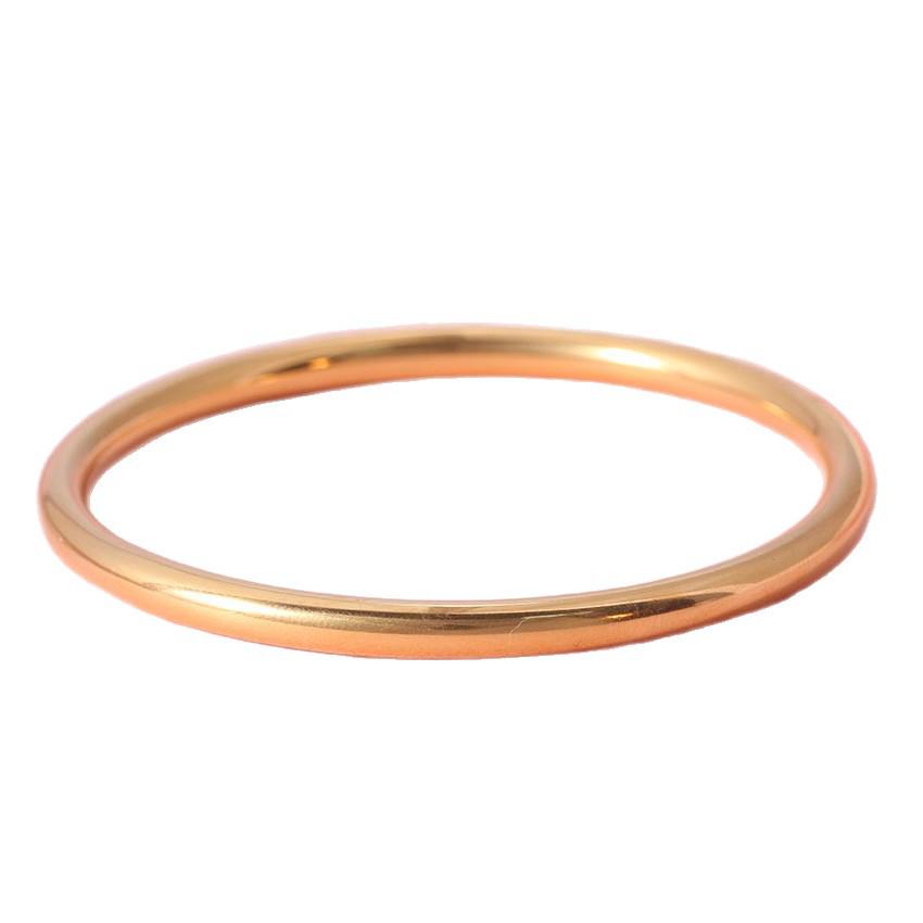 18K Gold Stainless Steel Women's Hollow Bracelet