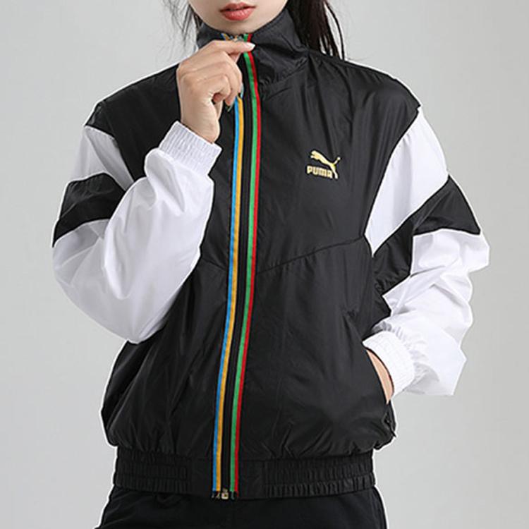 Puma Lightweight Woven Sports Jacket Women Jacket Black 599065-01