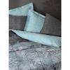Parure de lit - 1 housse de couette 220 x 240 cm + 2 taies d'oreiller 60 x 60 cm - 100% coton renforcé - Anthracite