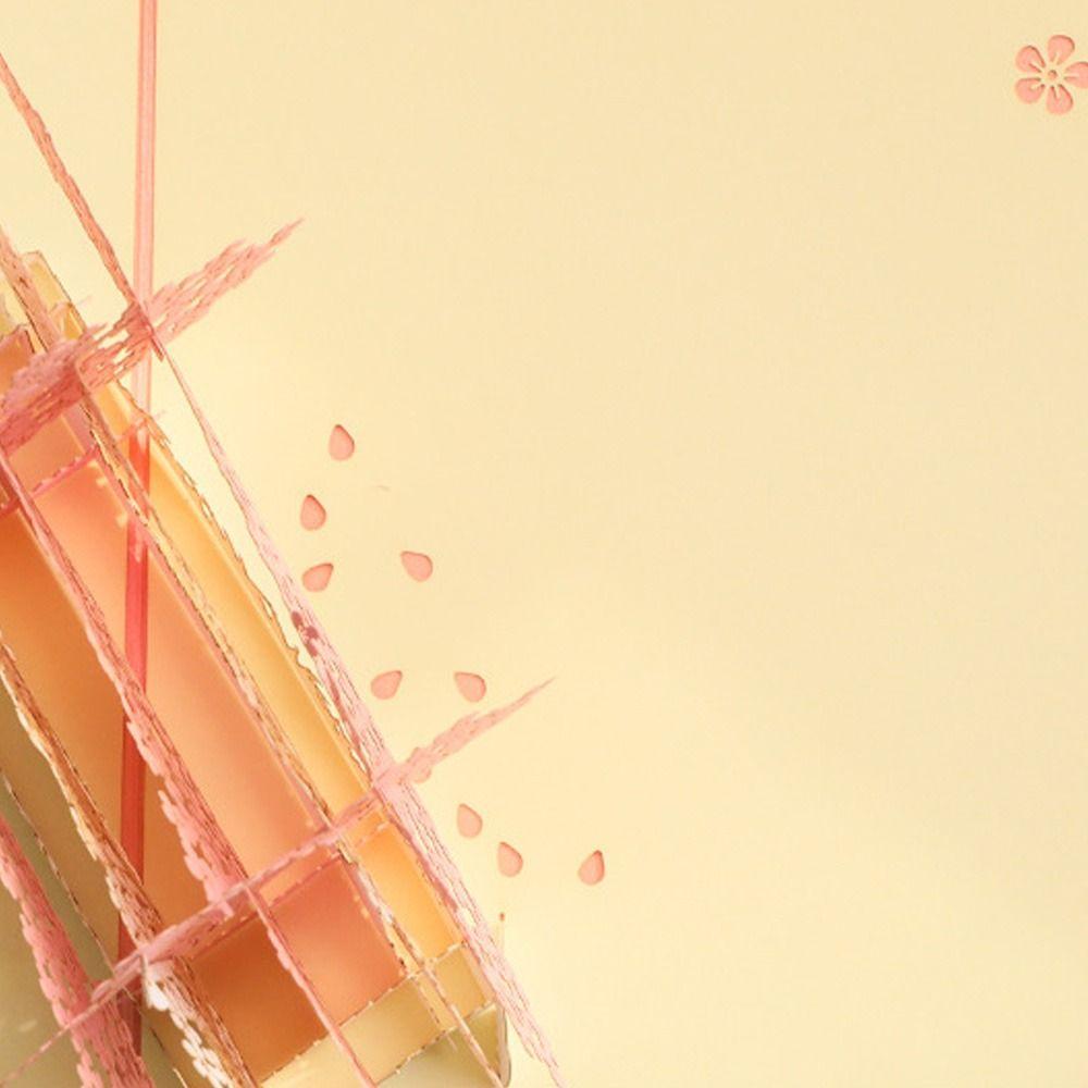 Romantic 3D Pop-Up Gift Card Paper Wedding Invitation  Wedding Decor