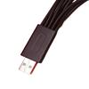 10-in-1 Multi-Device Charging Cable 23cm PVC Tangle-Free Cord Universal High Toughness Data Cable for Most Phone