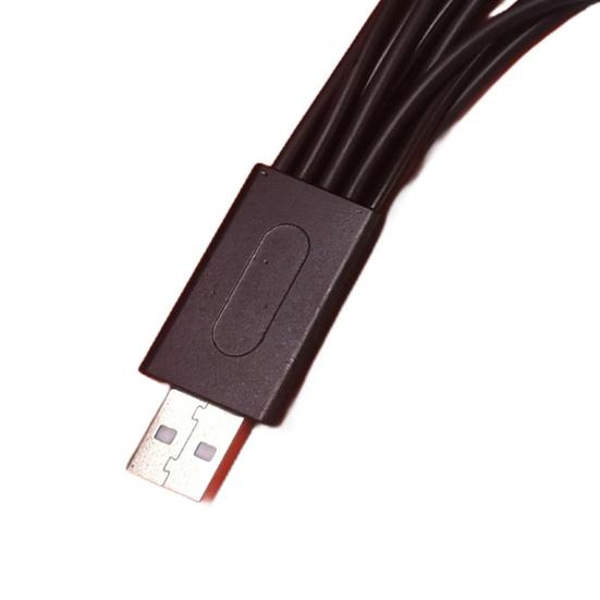 10-in-1 Multi-Device Charging Cable 23cm PVC Tangle-Free Cord Universal High Toughness Data Cable for Most Phone