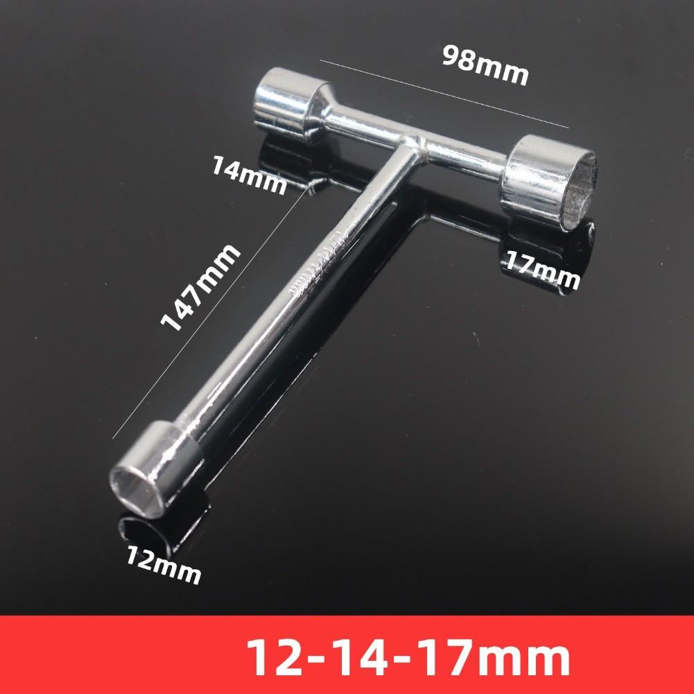 3 Way Socket T Handle Wrench Tri-fork Tool Forged Carbon Steel