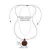 1PC Flask Pendant Parties Wooden Fashion Long Necklace Daily Wear Jewelry for Women Elegant Adjustable Vintage Ethnic