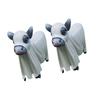 Halloween Ghost Figurines Centerpieces Spooky Resin Cow Ghost Statue Garden Decor Halloween Decorations for Porch Lawn