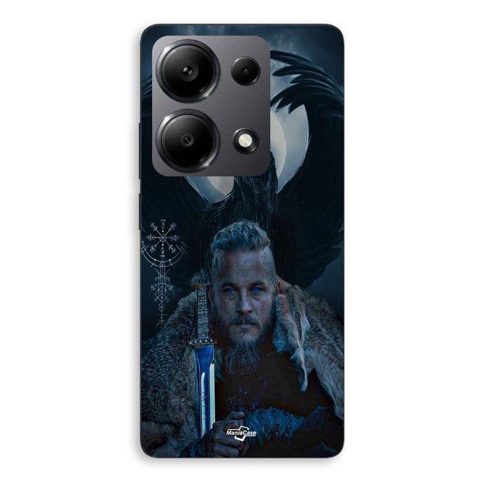 Coque Pour Xiaomi Redmi Note 13 Pro 4G Vikings ragnar lothbrok corbeau Maniacase
