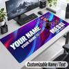 Lionel Messi Personalisiertes Großes Mauspadd Benutzerdefinierter Name Text Erweiterte Schreibtischmatte Gaming-Mauspad